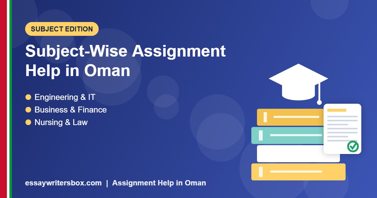 Subject-wise assignment help in Oman for university students